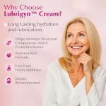 Lubrigyn - Cream for Feminine Care, Fusion of Natural Oil-Based Moisturizing Intimate Lubricant with Hyaluronic Acid and Fitoextract Bioactive for Easing Dryness and Enhancing Comfort, 1.7 fl oz