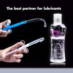 Lube Applicator Injectors with 10ml Precise Scales, Pack of 2 Safe Sex 6.5” Anal Lubricant Shooter Reusable Durable Use, Sexual Tools Anal Lube Applicator for Men Women & Couples