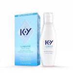 K-Y Liquid Lube, Water-Based Personal Lubricant for Men, Women & Couples, Safe for Anal Use, Safe to Use with Latex Condoms, Body-Friendly Formula, 2.4 FL OZ