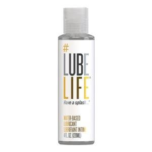 LubeLife Water-Based Lube – Personal Lubricant for Men, Women & Couples, Travel Size, Non-Staining, Easy Clean-Up, Toy-Safe, 4 Fl Oz