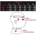 Latex Hood with Eye Patch and Braids, Sex Face Mask with Zipper and Plait, for BDSM, Party, Cosplay, Holiday (S)