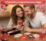 Talk Flirt Dare Couples Game, Valentine’s Day Gift for Couples, Fun Romantic Date Night Card Game, Conversation and Challenge Cards to Build Connection, Intimacy and Playfulness