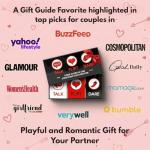Talk Flirt Dare Couples Game, Valentine’s Day Gift for Couples, Fun Romantic Date Night Card Game, Conversation and Challenge Cards to Build Connection, Intimacy and Playfulness