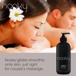 Nooky Massage Oil with Fractionated Coconut Oil for Massaging 16 Ounce (Unscented)