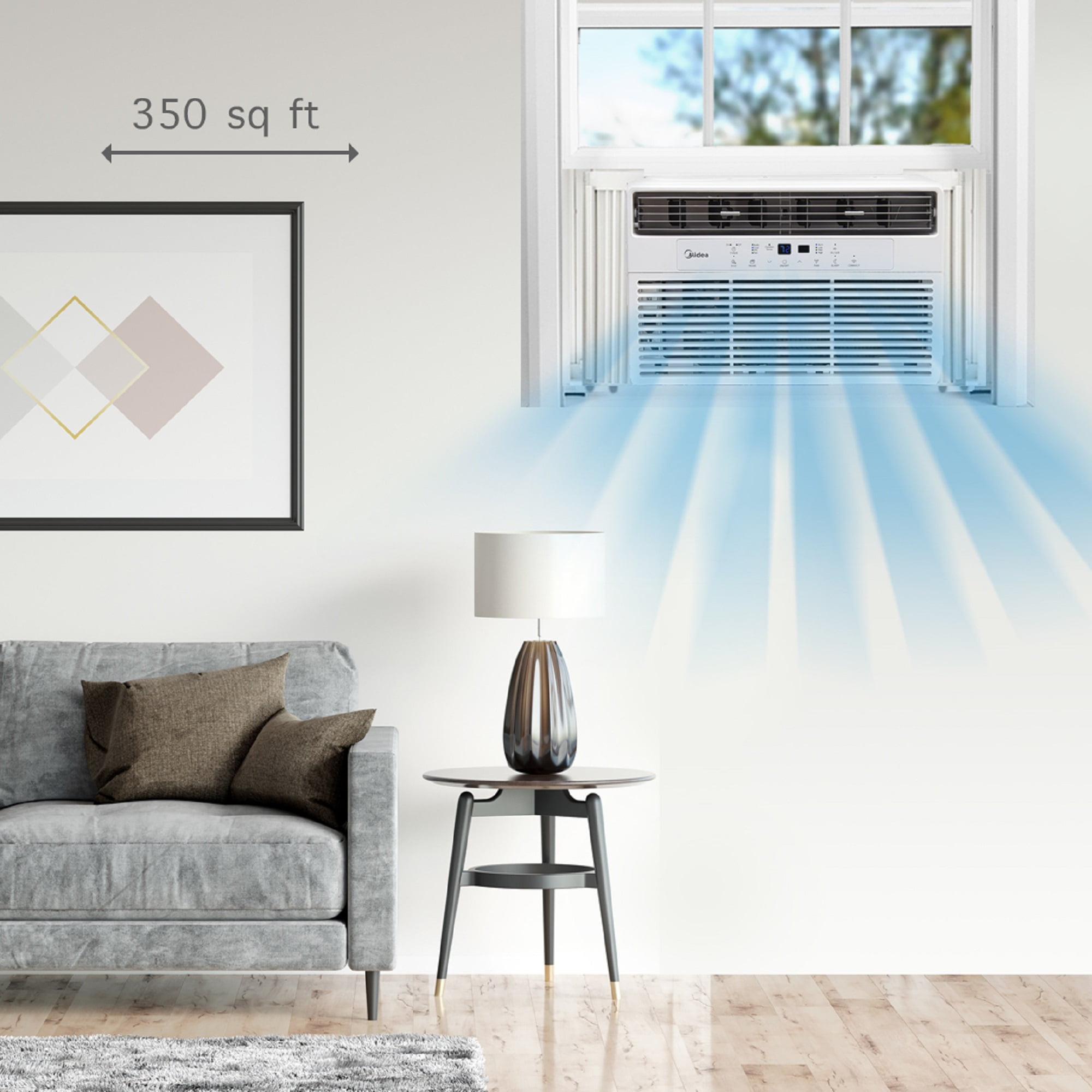 MIDEA 8K Window Air Conditioner Unit