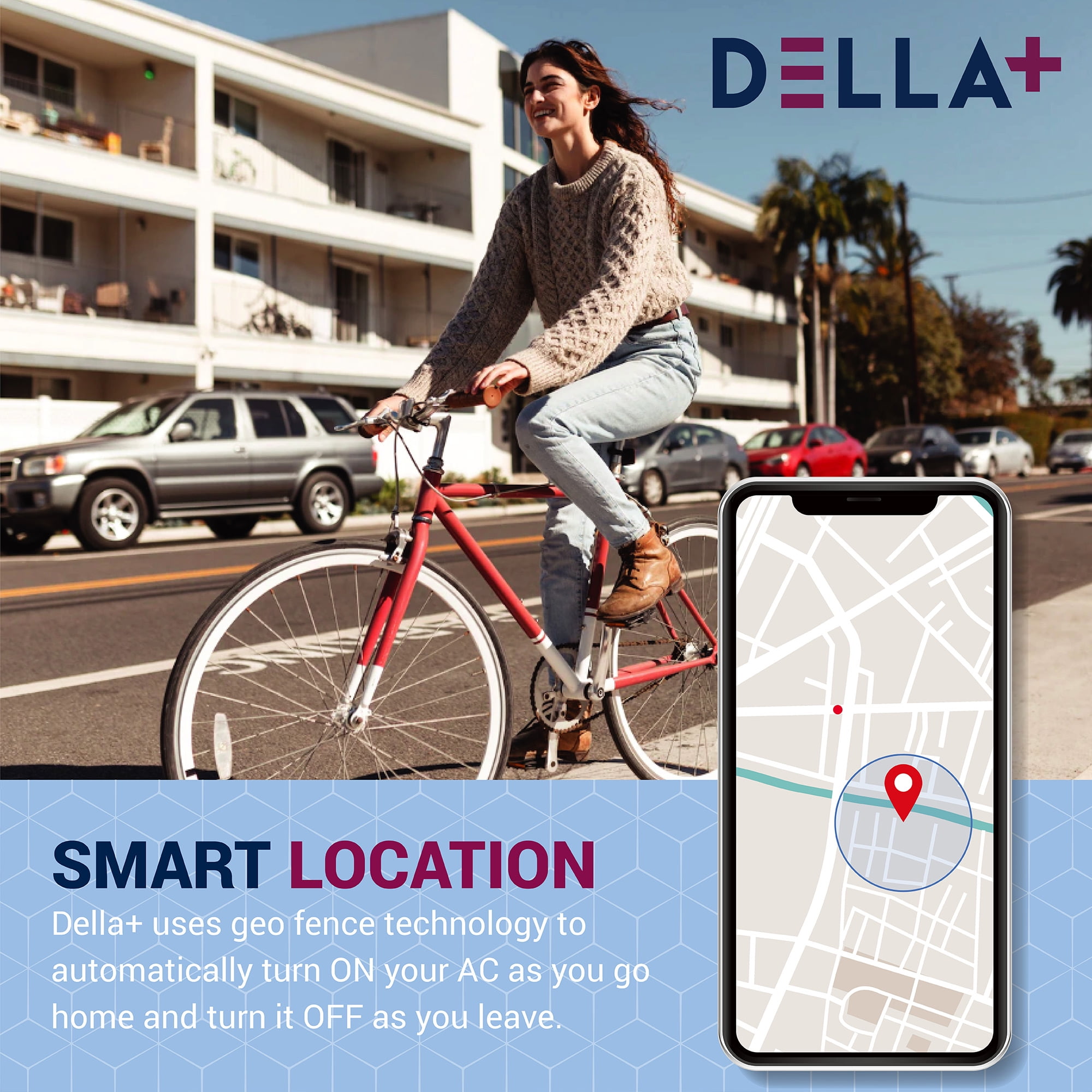 DELLA 6000 BTU Smart Window Air Conditioner