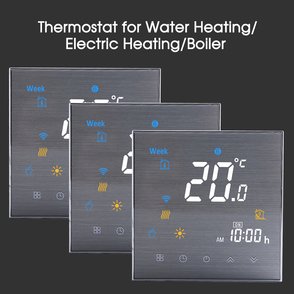 WiFi Smart Thermostat with Voice Control & LCD Display