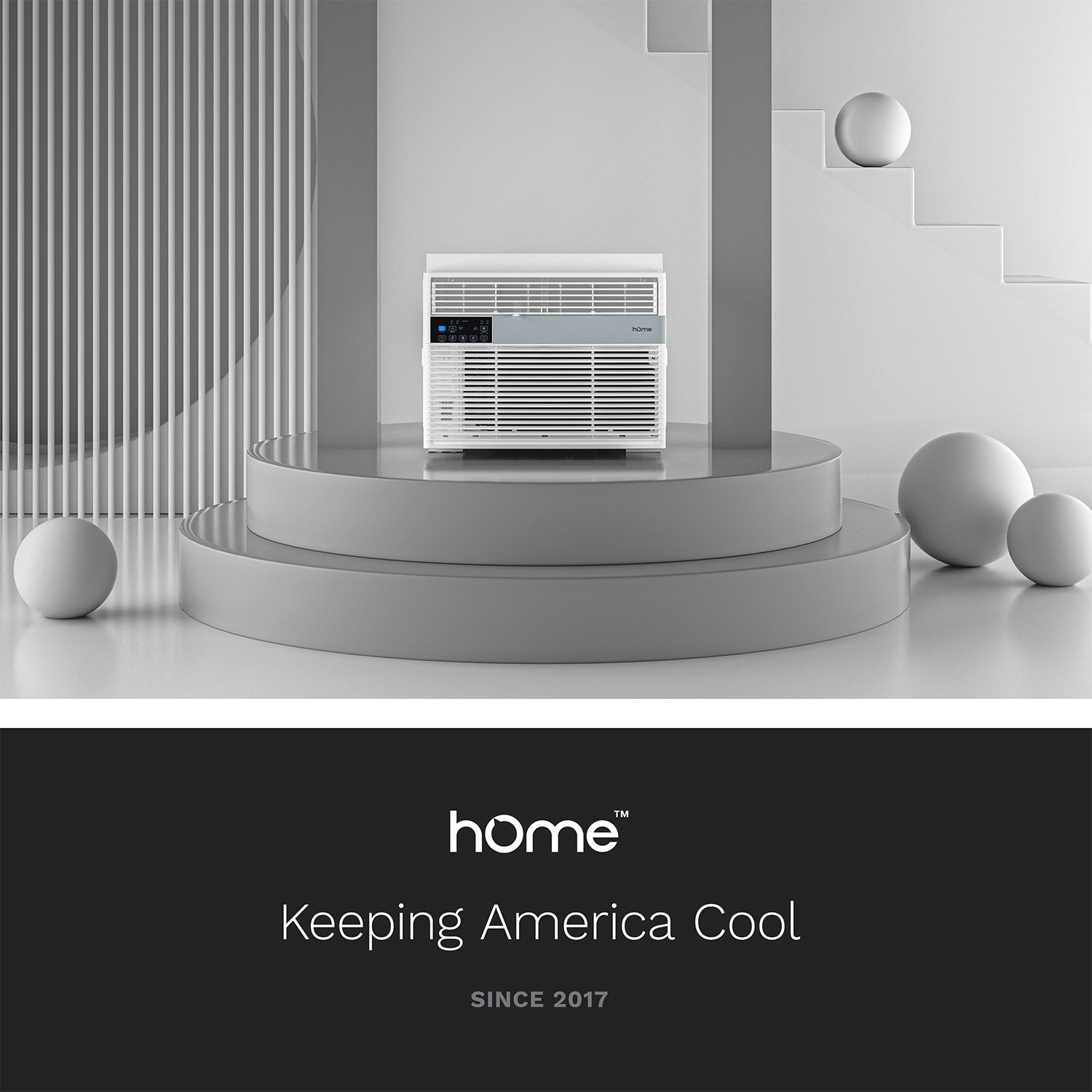 hOmeLabs 14,500 BTU Smart Window AC Unit