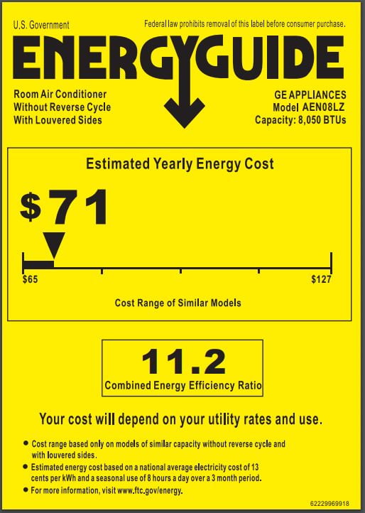 GE 8,000 BTU Smart Window AC for Medium Rooms