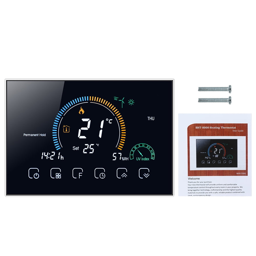Smart 5+1+1 Voice-Controlled LCD Thermostat