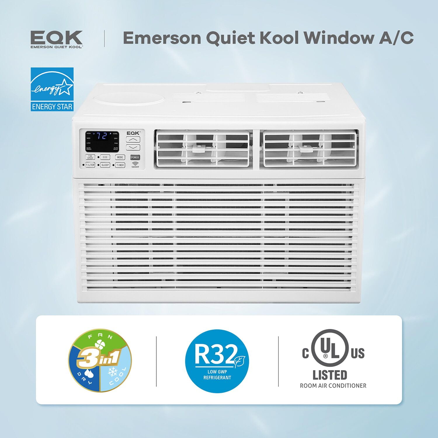 Emerson Quiet Kool 8,000 BTU Window AC with Wi-Fi