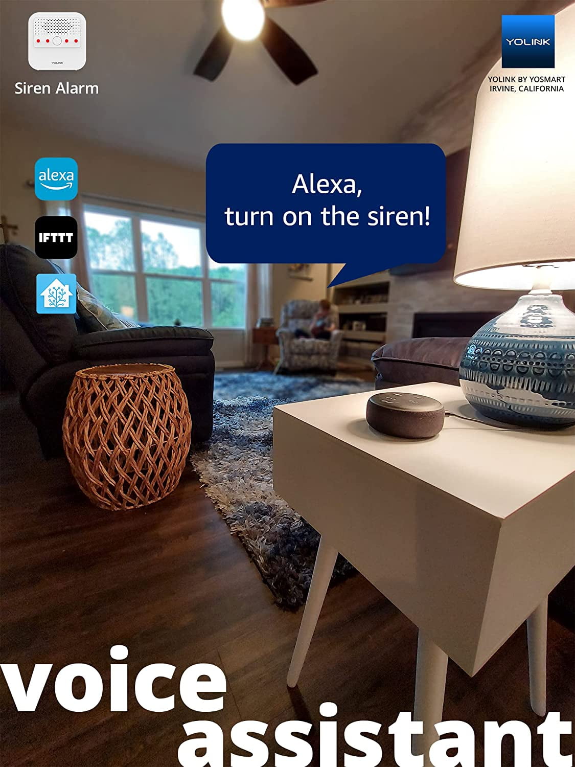 YoLink Outdoor Security Siren & Smart Alarm Kit