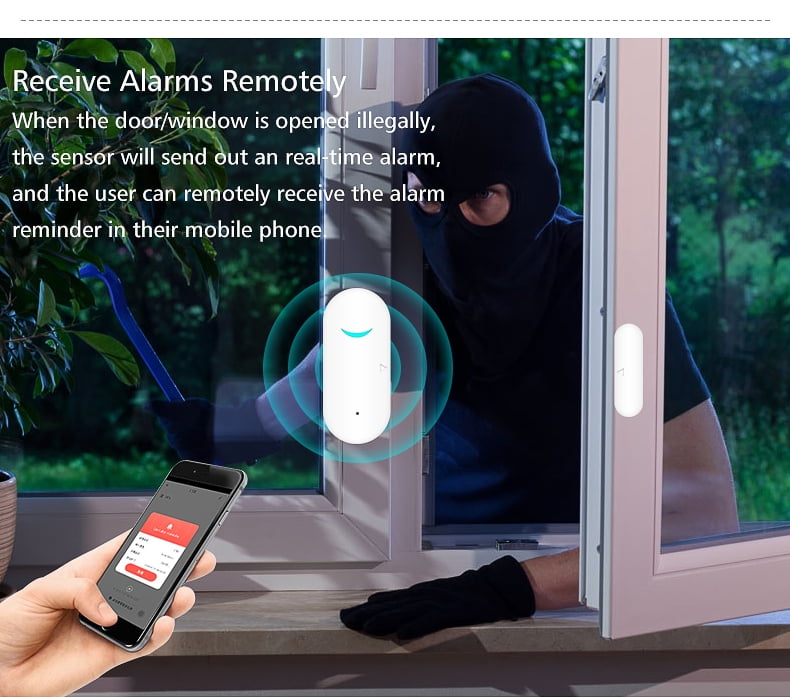 Wireless Smart Door and Window Alarm Sensor