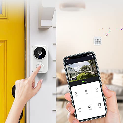 Mosunx Smart Wireless Video Doorbell with Night Vision
