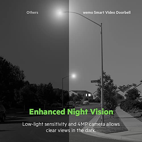 Wemo Smart Video Doorbell with Night Vision