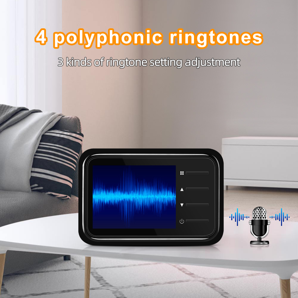 WSDCAM Video Peephole Doorbell Camera with Night Vision