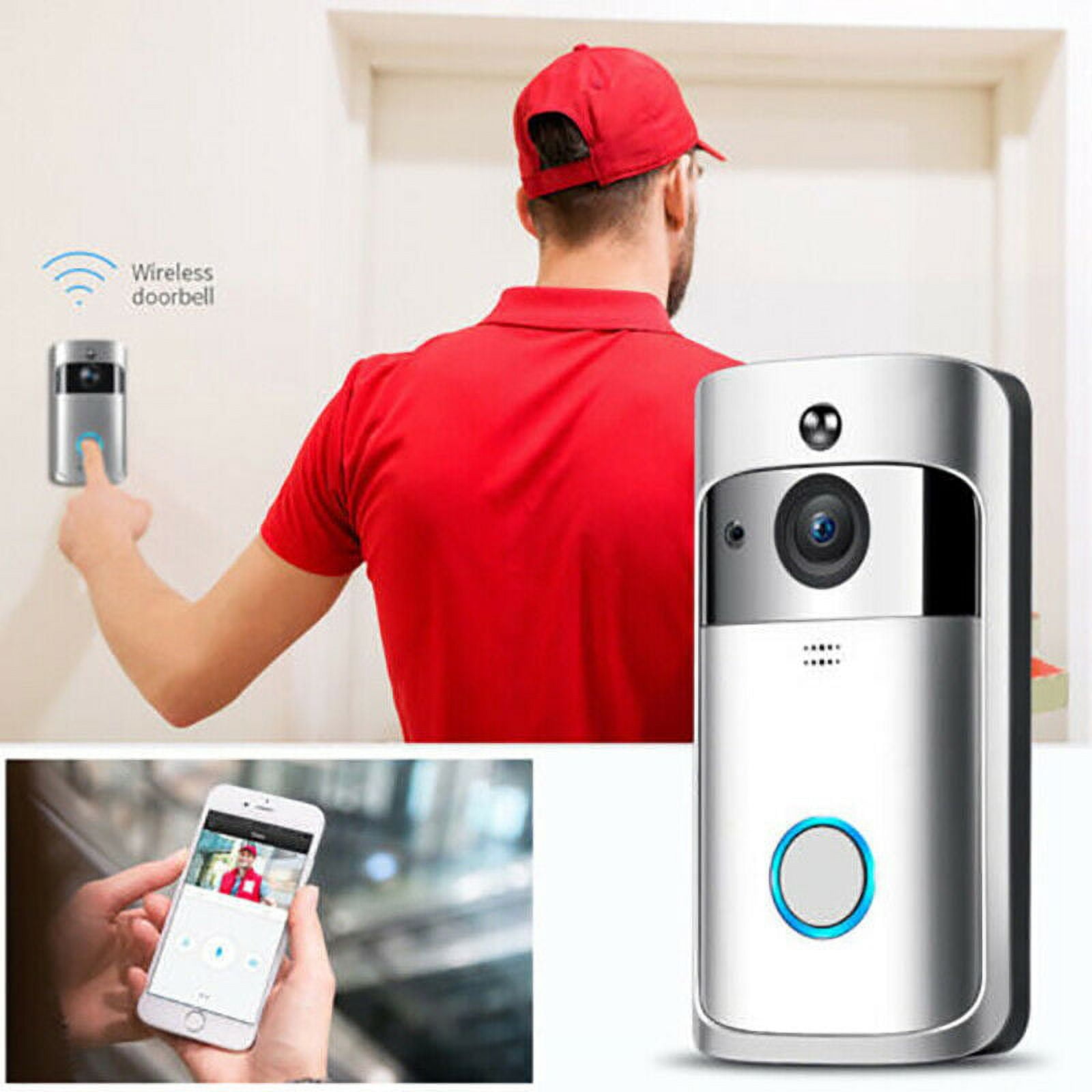 WiFi Video Doorbell with Intercom and Camera