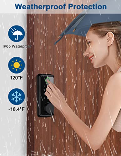 Smart Keyless Fingerprint Door Lock with App Control