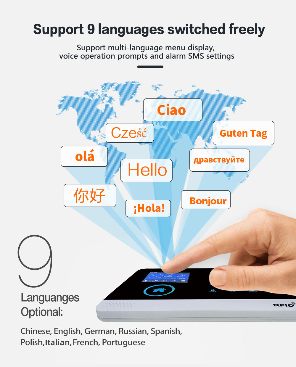 GauTone PG103 WiFi Home Alarm System