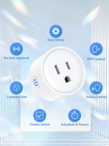 Alexa and Google Home Smart Plug with Timer