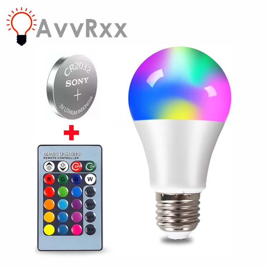 Smart LED RGB Spotlight Bulb with Remote Control