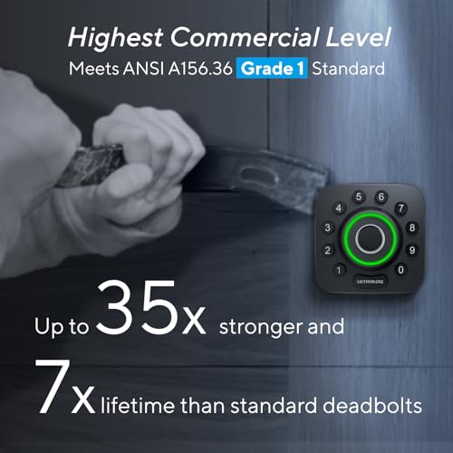 ULTRALOQ U-Bolt Pro Smart Keyless Door Lock