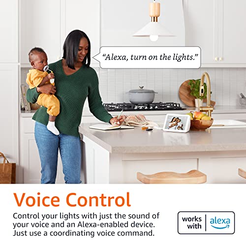 Amazon Basics Smart Color Changing LED Bulbs - 4 Pack