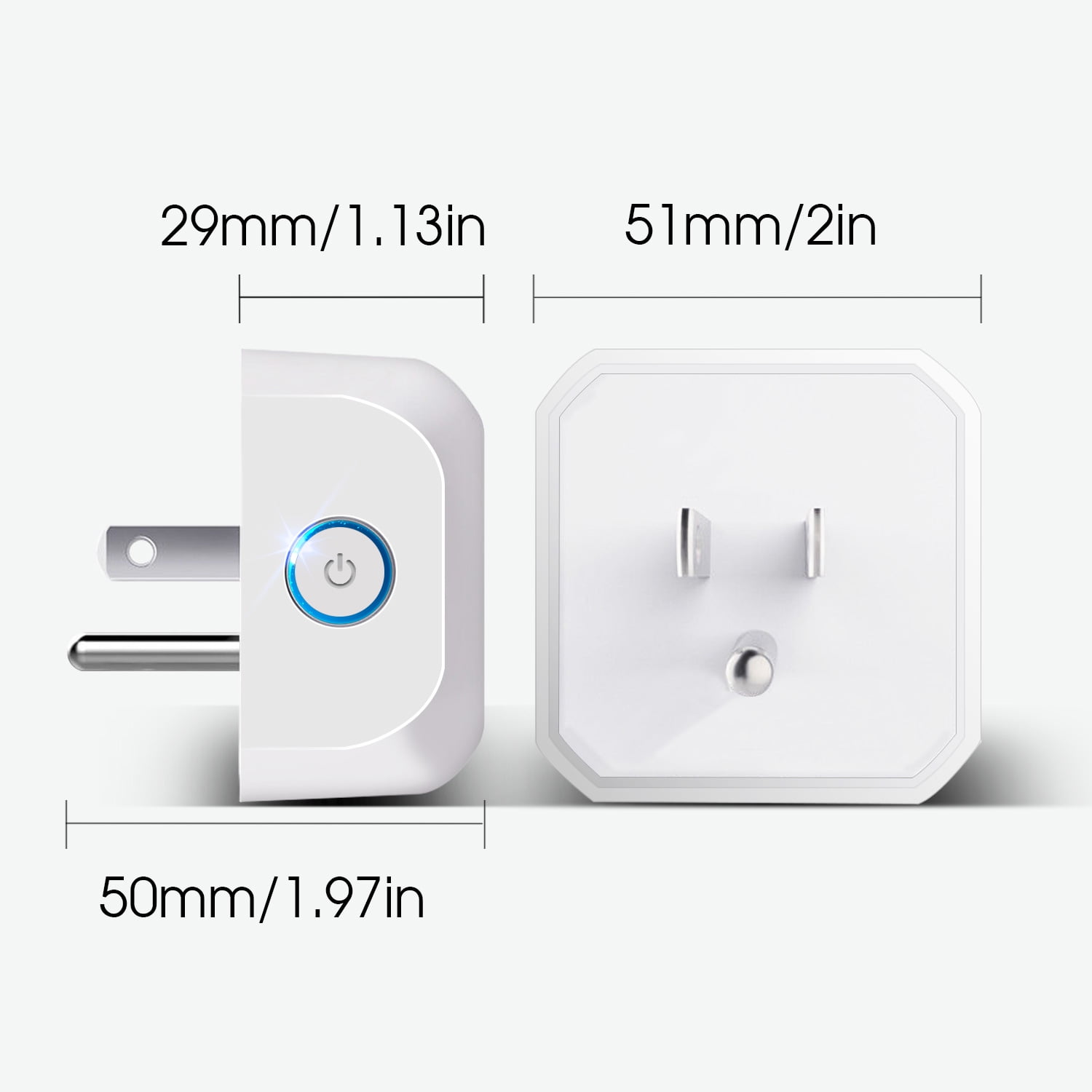 Kootion Smart Plug 2 Pack - Wifi Mini Outlets