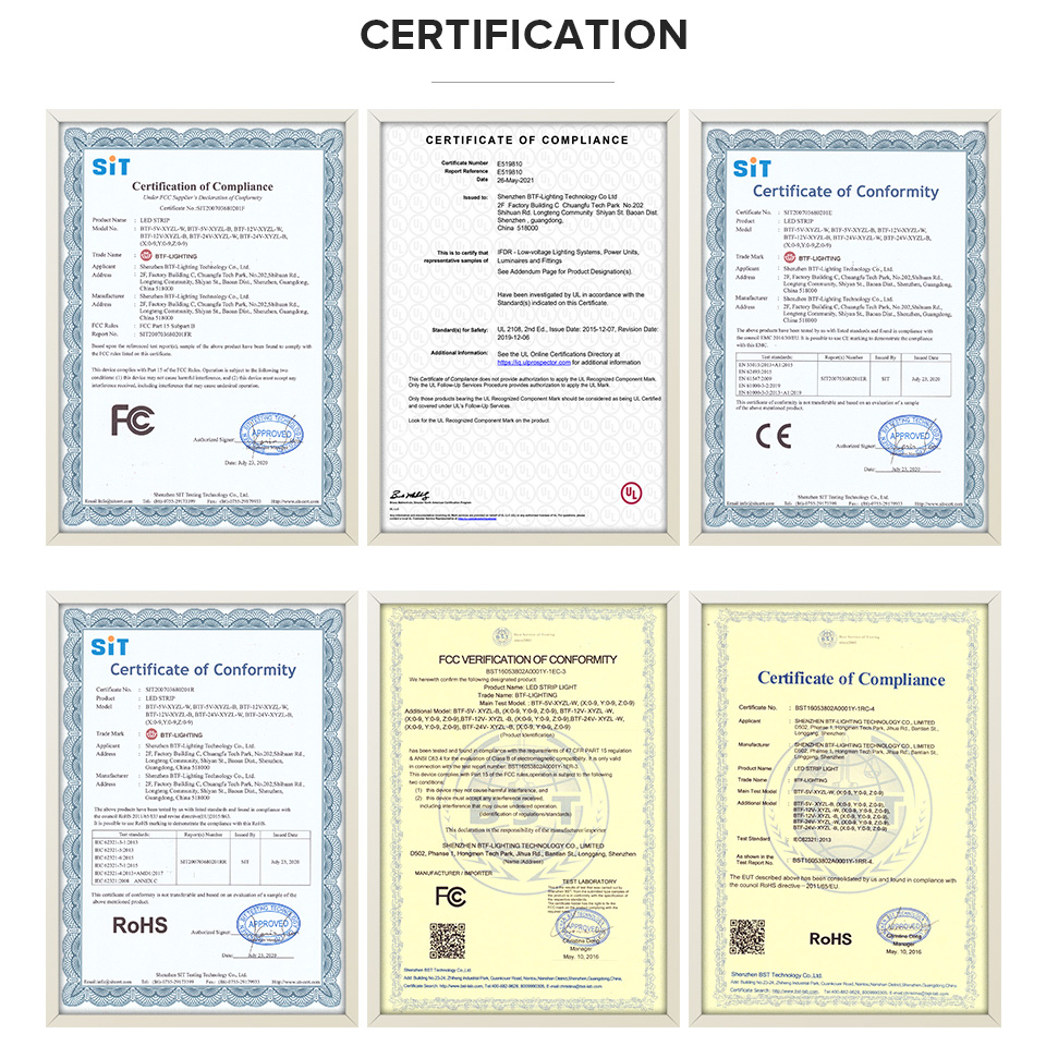 Individually Addressable RGB LED Strip Lights