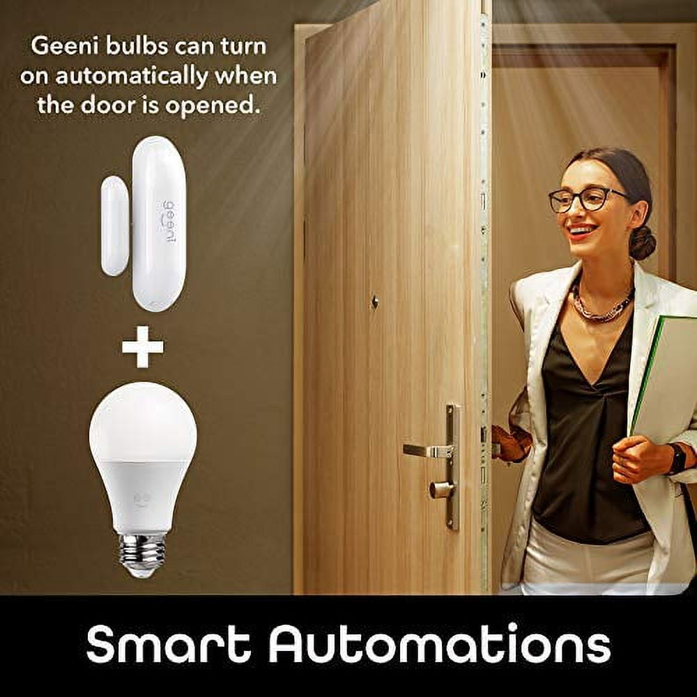 Geeni Wireless Smart Door and Window Sensors, 2-Pack