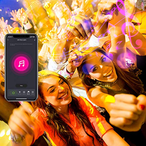 Smart WiFi LED Strip Lights 50ft with App Control