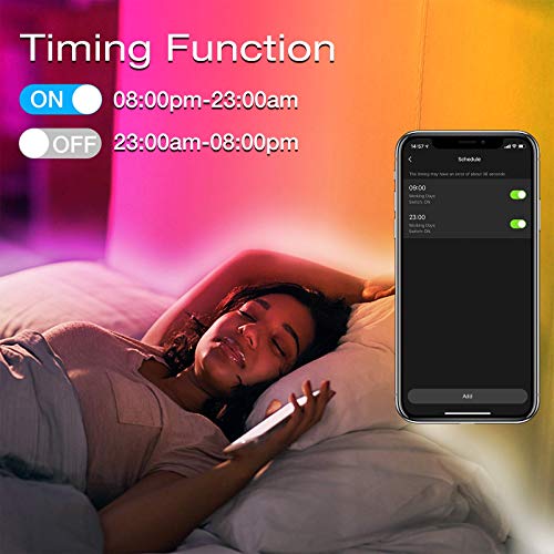 Smart WiFi LED Strip Lights 50ft with App Control