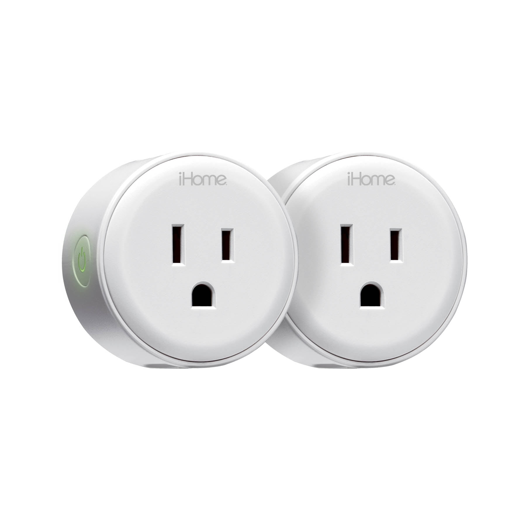 iHome Smart Plug with App Control - 2 Pack