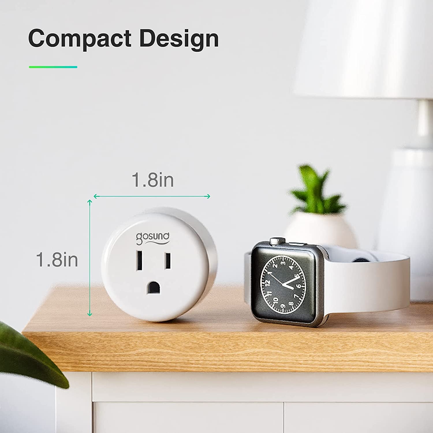 Gosund Mini Smart Plug with App Control (4 Pack)