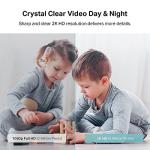 Kasa Smart Kasa 2K QHD Security Camera Pan/Tilt, Starlight Sensor for Color Night Vision,Motion Detection for Baby & Pet Monitor, SD/Cloud Storage,Works with Alexa & Google,Free Expert Support(KC410S)