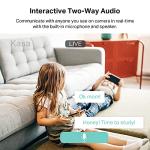 Kasa Smart Kasa 2K QHD Security Camera Pan/Tilt, Starlight Sensor for Color Night Vision,Motion Detection for Baby & Pet Monitor, SD/Cloud Storage,Works with Alexa & Google,Free Expert Support(KC410S)