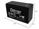Mighty Max Battery 12V 7Ah Battery Replacement for Home ADT Security Alarm System