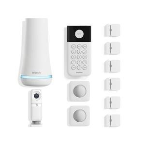 SimpliSafe 11 Piece Wireless Home Security System Gen 3 with Wireless Indoor HD Camera - Optional 24/7 Professional Monitoring - No Contract - Compatible with Alexa and Google Assistant,White