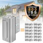 Home Security Door Lock 3 Pack Metal Door Reinforcement Lock for Kids Safety Top Front Door Child Proof Safety Lock Defend High Security Door Locks Latch Withstand 800lbs for Inside Swing Door Chain