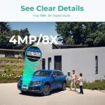 VSMAHOME 4MP Cameras for Home Security with Audio and Video, Outdoor Security Camera Indoor, 2.4g/5g Cameras for House/Pet/Baby, Plug and Play, Support 128G Card Storage (Not Included), Wired