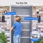 Camcamp Wireless Security Camera System with Monitor,10x Zoom 5MP Dual Lens Security Camera Outdoor with Night Vision,Motion Detection,Expandable 10CH 4K NVR.for Home Surveillance Kits Indoor/Outdoor