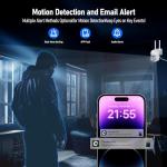 Camcamp Wireless Security Camera System with Monitor,10x Zoom 5MP Dual Lens Security Camera Outdoor with Night Vision,Motion Detection,Expandable 10CH 4K NVR.for Home Surveillance Kits Indoor/Outdoor