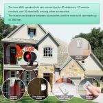 KERUI Standalone Home Office Shop Security Alarm System Kit,Wireless Loud Indoor/Outdoor Weatherproof Siren Horn with Remote Control and Door Contact Sensor,Motion Sensor,Up to 115db,NO WiFi/GSM/APP