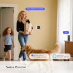 PGST 2025 WiFi Wireless Home Alarm System - 4.3-inch Touch Screen, 10-Minute Installation, 8 Door & Window Sensors + 4 Motion Sensors, APP Remote Control, Compatible with Alexa, No Monthly Fee