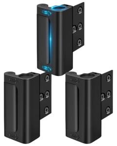 Home Security Door Reinforcement Lock - Child Proof Door Locks for Front Door Child Safety Lock High Door Locks for Kids Safety Withstand 800 lbs Top Flip Door Latch Lock for Inward Swinging Door