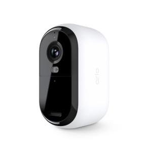 Arlo Essential Security Camera 2K |Outdoor - Indoor | 2nd Gen | Wireless with Spotlight, 2-Way Audio, Color Night Vision, Live Stream, Motion Activation, Real Time Notifications, Wide Angle - White
