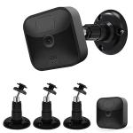 Blink Outdoor Camera Mount, 360 Degree Adjustable Indoor/Outdoor Wall Mount Bracket for Blink Home Security System Black 3 Pack