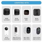 Blink Outdoor Camera Mount, 360 Degree Adjustable Indoor/Outdoor Wall Mount Bracket for Blink Home Security System Black 3 Pack