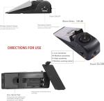 Portable Door Lock & Door Stop Alarm Set, Dual Protection Home Security Door Kit, Travel Hotel Lock Devices Pocket Self Defensey Tools for Traveling Hotel Home Apartment,Red