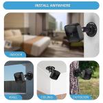 Blink Outdoor Camera Mount, 360 Degree Adjustable Indoor/Outdoor Wall Mount Bracket for Blink Home Security System Black 3 Pack
